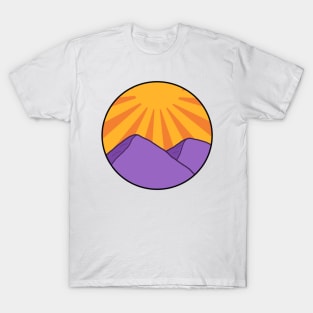 Purple mountains T-Shirt